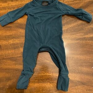 Little Sleepies Blue Footies One Piece
